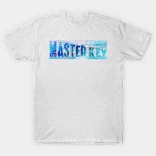 Master Key in Blue T-Shirt